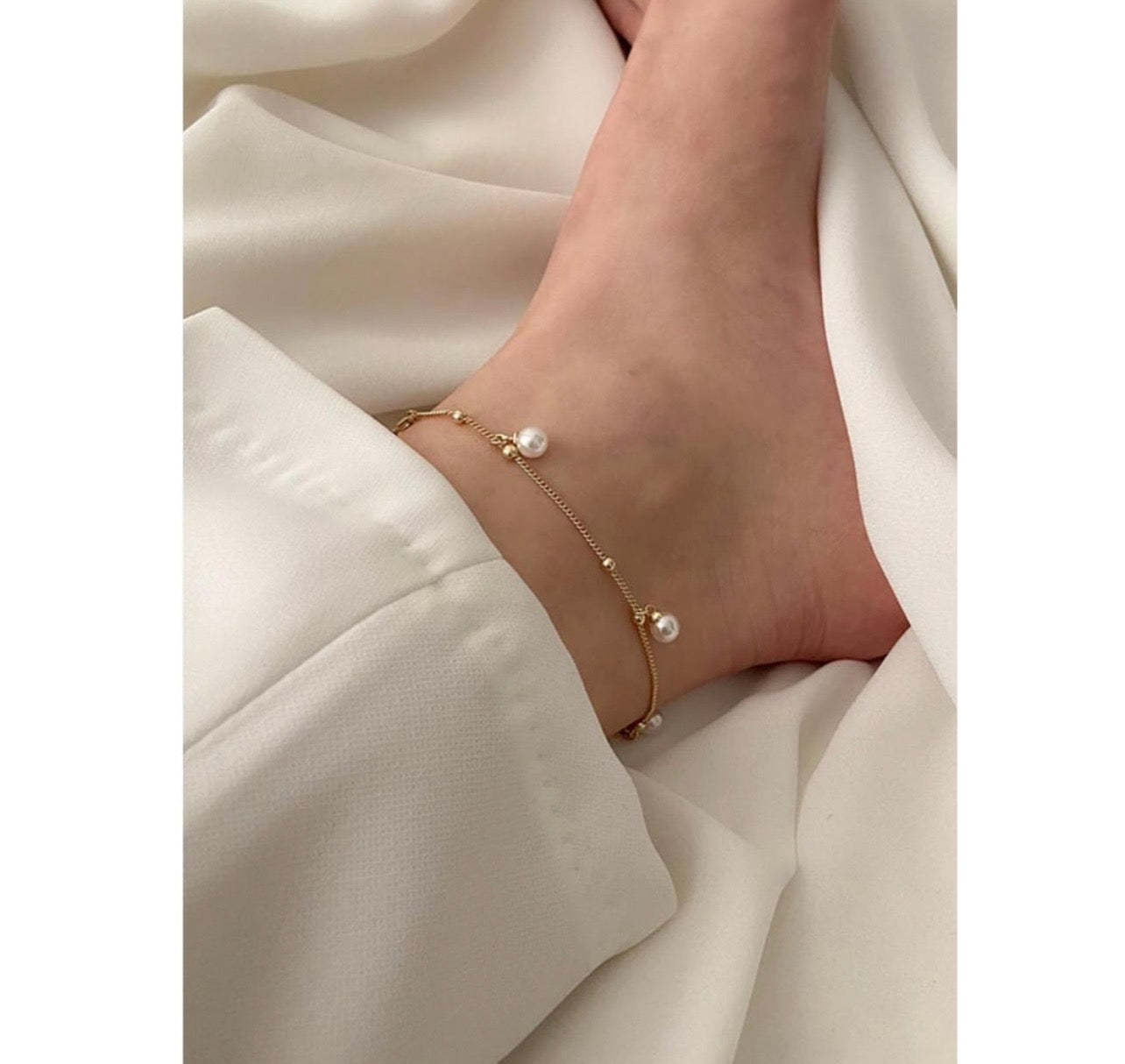 Pearls Anklet