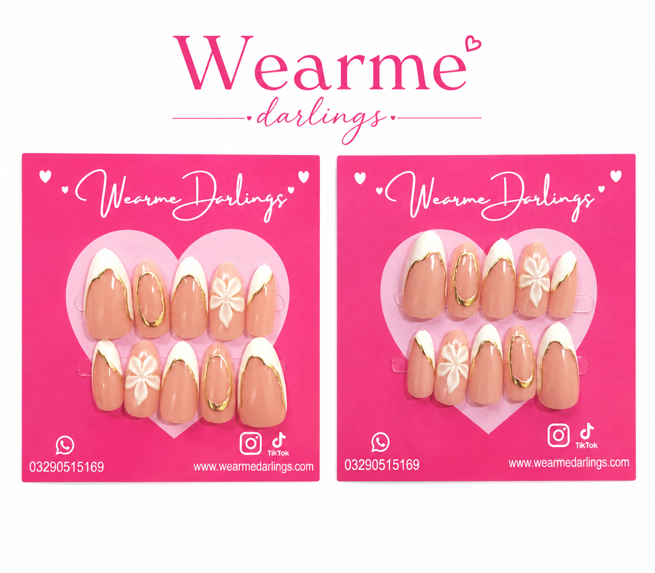 Glitter French Nails