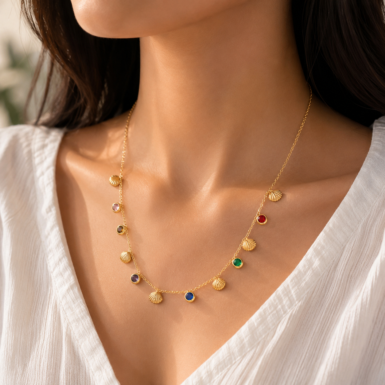 Shell Charm Necklace