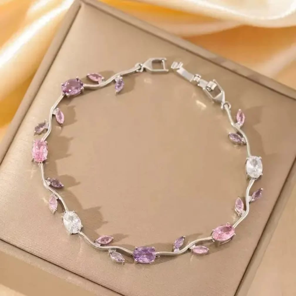 Silvery Tulip Bracelet