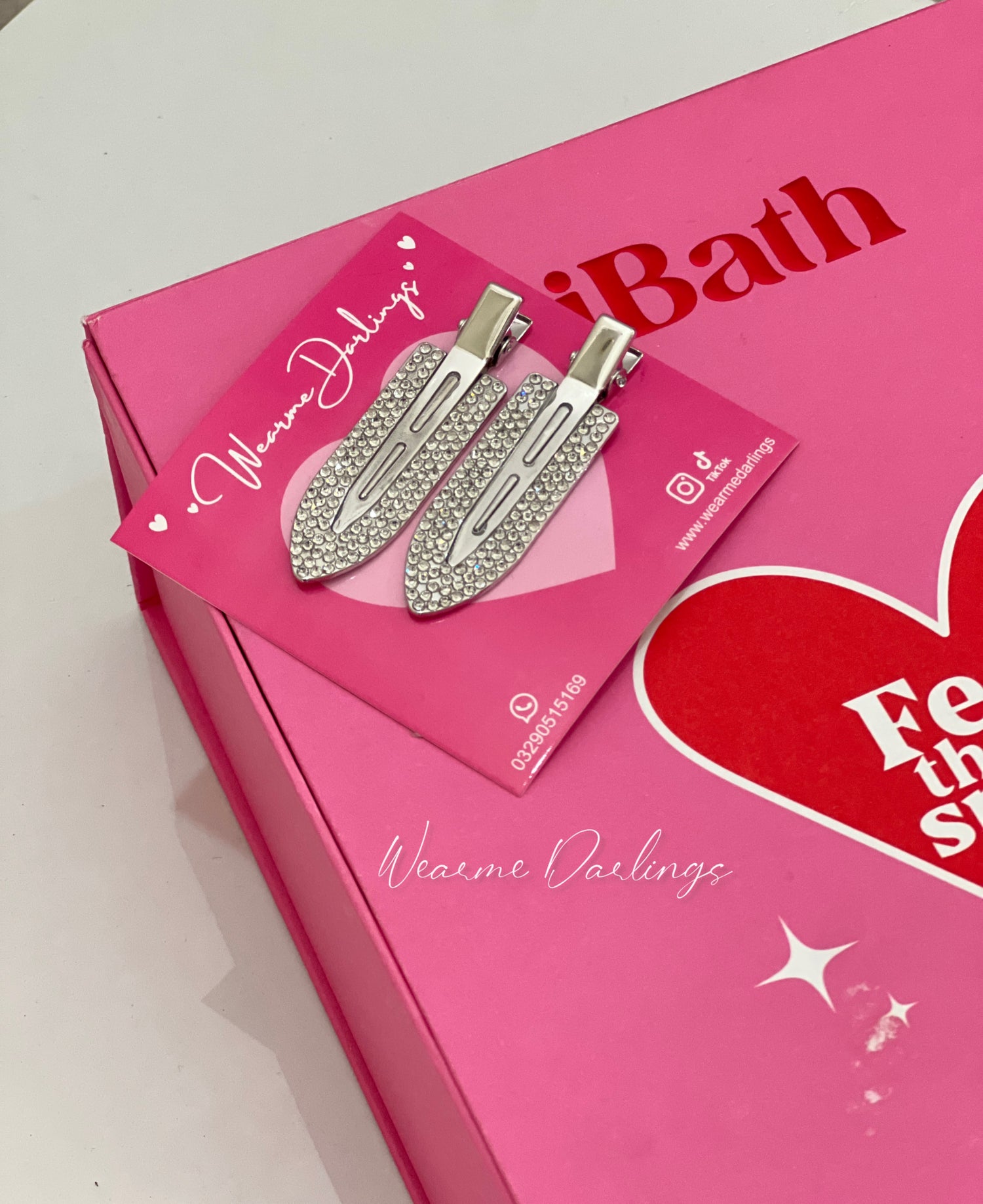 Rhinestone Styling Clip