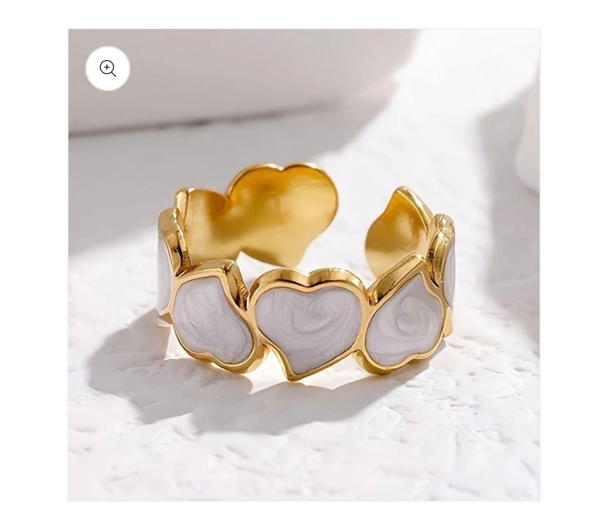 Hearty Loops Open Ring