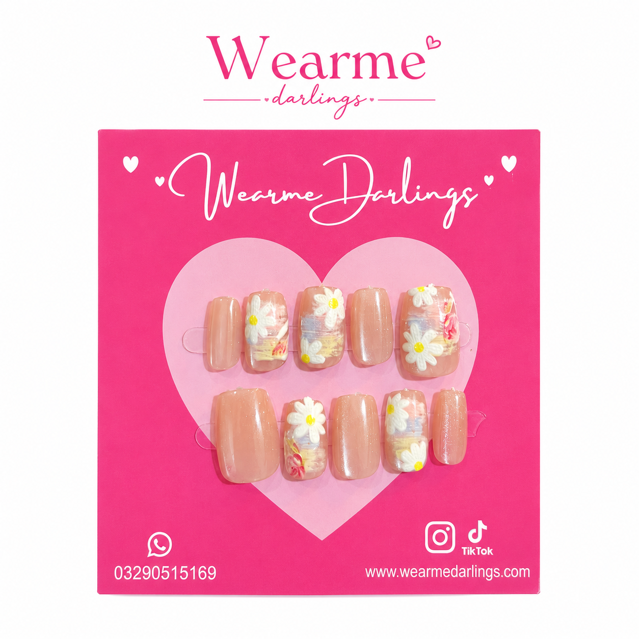 Daisy Press On Nails