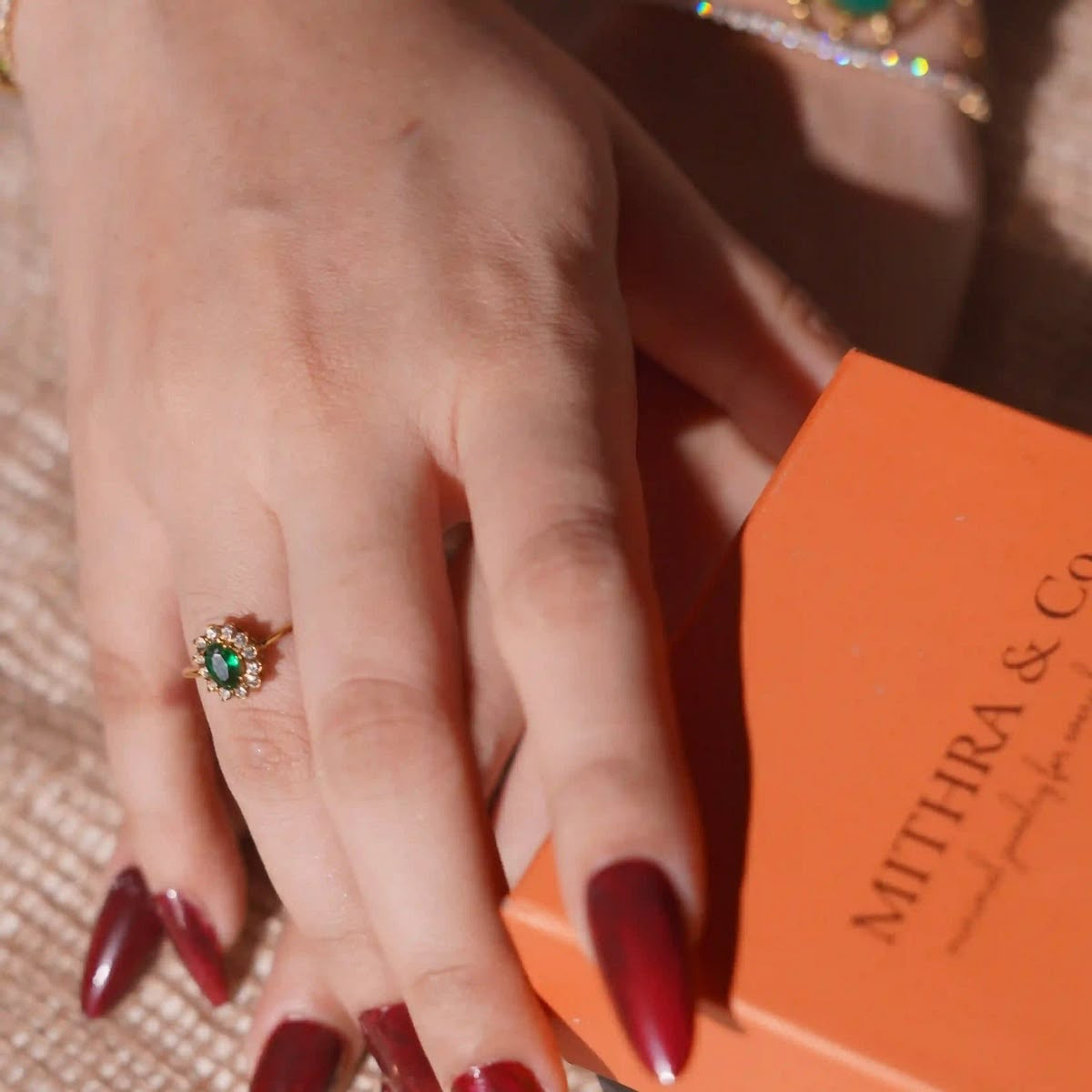 Ragalia Green Ring Adjustable
