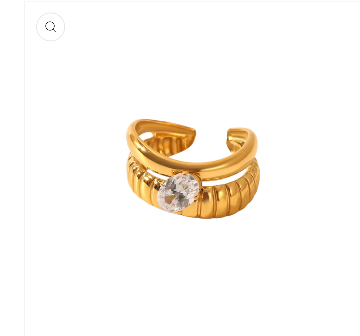 Bisonu Gemma Ring