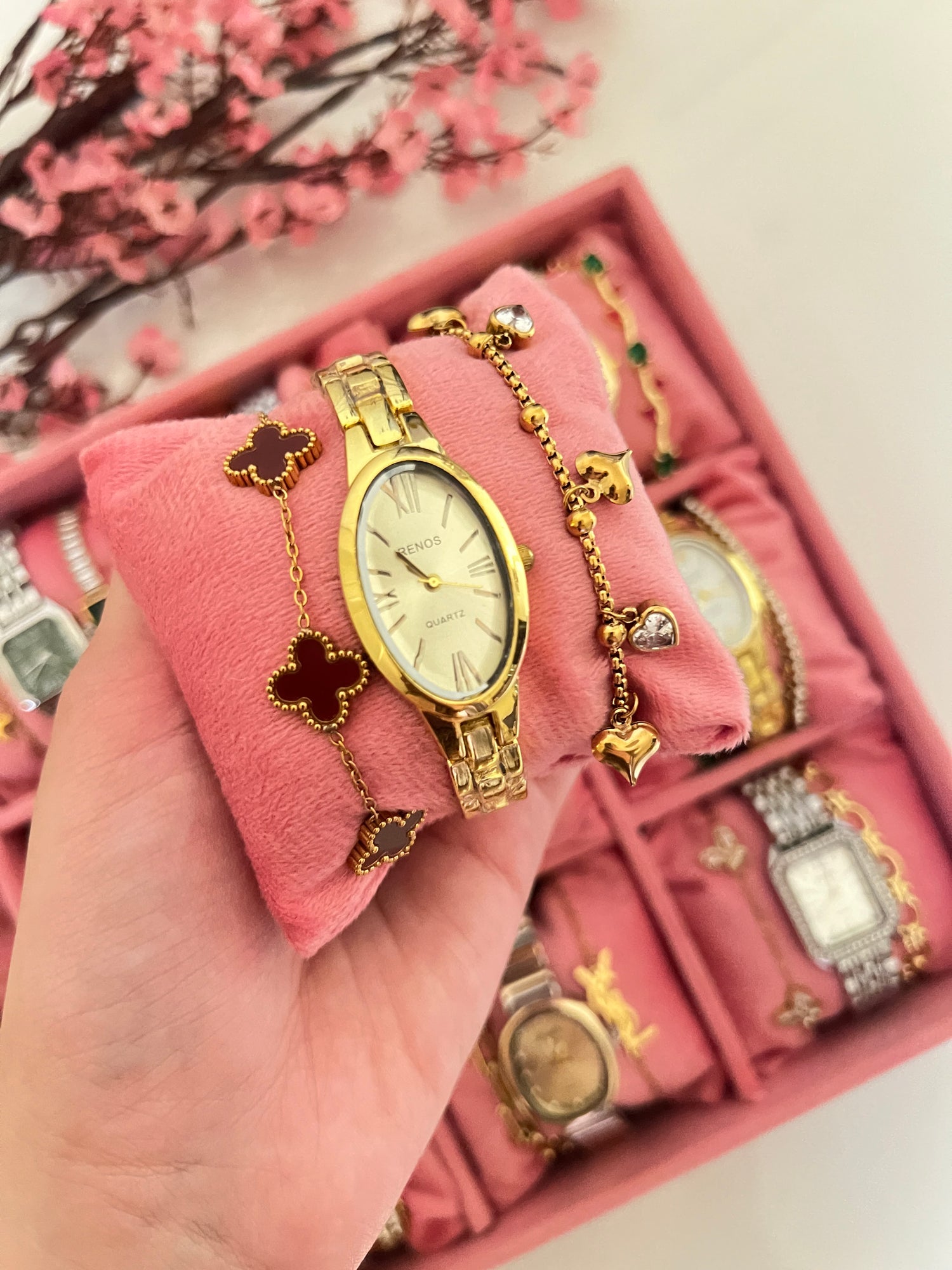 Red Glam Stack