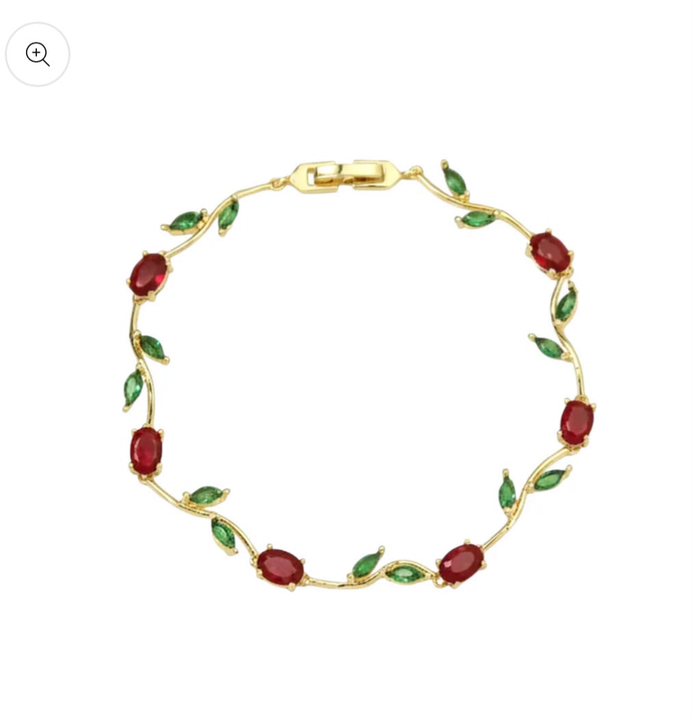 Red Rose Bracelet