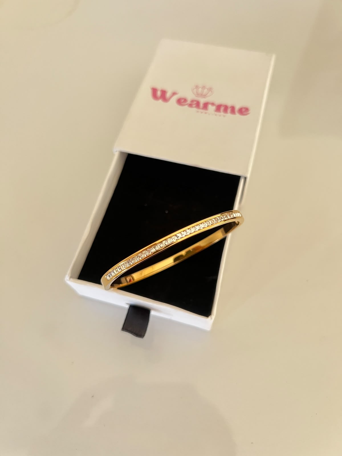 Bling Crescent Bangle