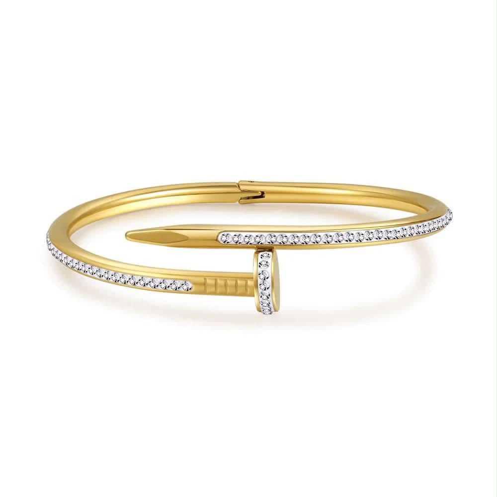 Cz sparkly Nail Bangle